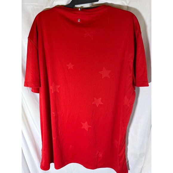 ID Ideology Men's Embossed Star Graphic T-Shirt, Licorice Red, Size XL, NWT - Picture 5 of 5